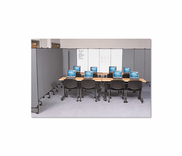 BLT74785 GreatDivide Wall System Markerboard Add-On Panel, 64w x 3d x 96h, Gray By BALT INC.