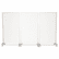 BLT74861 Lumina Room Dividers, 39-1/2w x 71 3/4h, Aluminum By BALT INC.