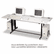BLT83251 Split-Level Computer Training Table, 72w x 36d x 33h, Gray (Box Two) By BALT INC.
