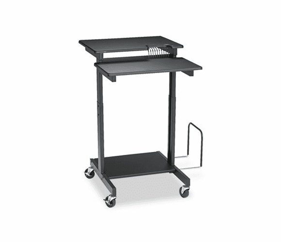 BLT85052 Web A/V Stand-Up Workstation, 34w x 31d x 44-1/2h, Black By BALT INC.