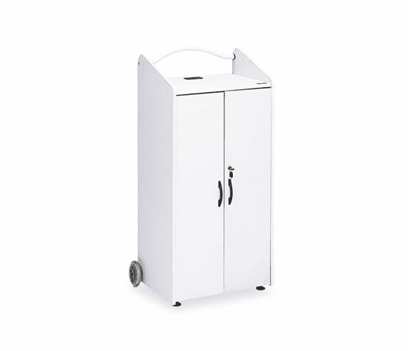 BLT89765 ROLZ Mobile Conference Center, 2-Shelf, 23-1/2w x 17d x 41-1/2h, Gray By BALT INC.