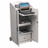 BLT89765 ROLZ Mobile Conference Center, 2-Shelf, 23-1/2w x 17d x 41-1/2h, Gray By BALT INC.
