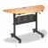 BLT89773 Flipper Training Table, Half-Round, 48w x 24d x 29-1/2h, Teak By BALT INC.