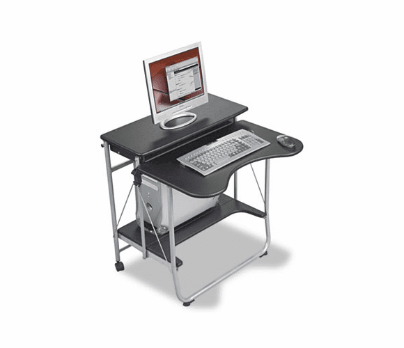 BLT89811 Fold-N-Go Workstation, 27-1/2w x 29-1/2d x 29-1/2h, Black/Silver By BALT INC.