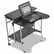 BLT89811 Fold-N-Go Workstation, 27-1/2w x 29-1/2d x 29-1/2h, Black/Silver By BALT INC.