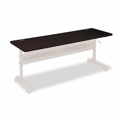 BLT89880 Flipper Training Table Top, Rectangular, 72w x 24d, Mahogany By BALT INC.