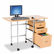 BLT89904 Fold-N-Stow Workstation, 41-3/4w x 19-7/8d x 29-3/4h, Teak/Silver By BALT INC.