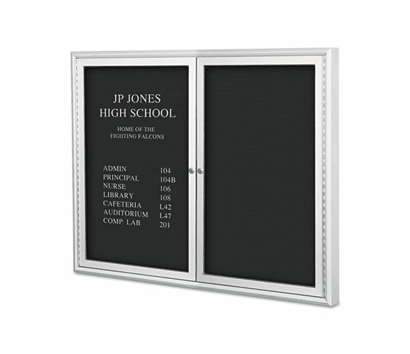 BLT98PSCIGR2 Enclosed Directory Board, 48"w x 36"h, Aluminum Frame By BALT INC.