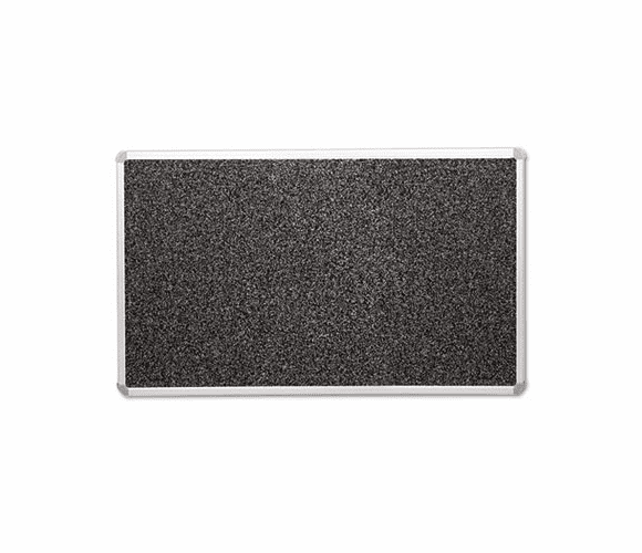 BLTBRT13002 Recycled Rubber-Tak Tackboard, 96 x 48, Black w/Aluminum Frame By BALT INC.