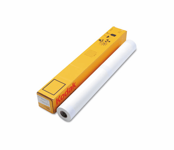 BMG22006700 Water-Resistant Self-Adhesive Poly Poster Paper, 36" x 100 ft, White By KODAK, EASTMAN, CO.