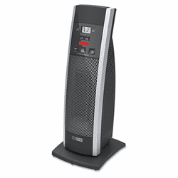 BNRBCH9208UM Ceramic Mini Tower Heater with LCD Control, 1500W, Black By HOLMES PRODUCTS