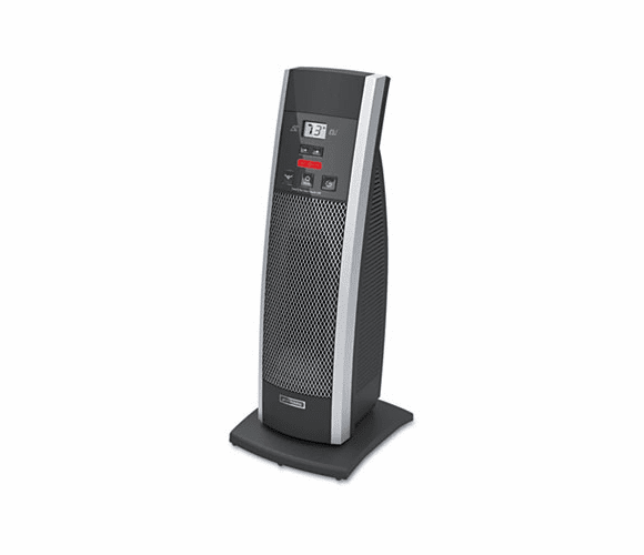 BNRBCH9208UM Ceramic Mini Tower Heater with LCD Control, 1500W, Black By HOLMES PRODUCTS