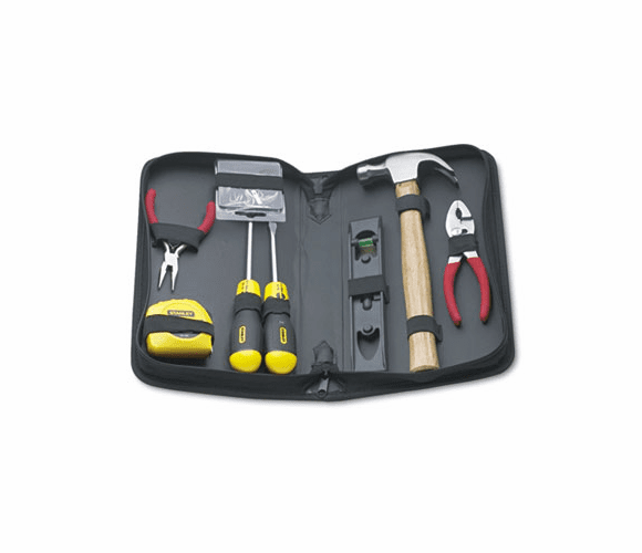 BOS92680 General Repair Tool Kit in Water-Resistant Black Zippered Case By STANLEY BOSTITCH