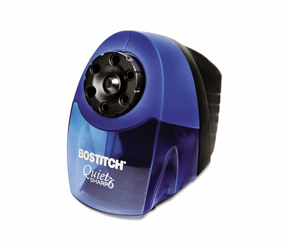 BOSEPS10HC Quiet Sharp 6 Commercial Desktop Electric Pencil Sharpener, Blue By STANLEY BOSTITCH