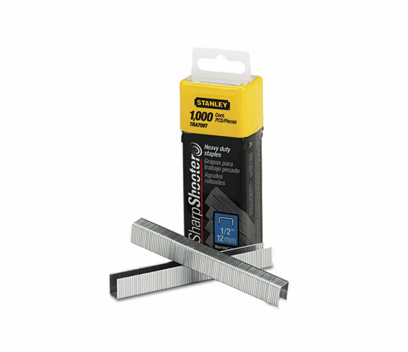 BOSTRA708T Sharpshooter 1/2 Inch Leg Length Staples, 1,000/Box By STANLEY BOSTITCH
