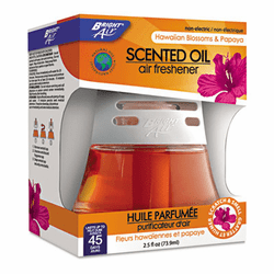 BRI900021 Scented Oil Air Freshener, Hawaiian Blossoms & Papaya, 2.5 oz By BRIGHT AIR