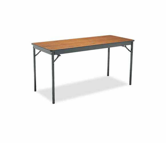 BRKCL2460WA Special Size Folding Table, Rectangular, 60w x 24d x 30h, Walnut By BARRICKS MANUFACTURING CO