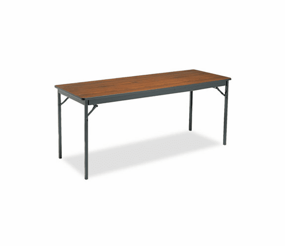 BRKCL2472WA Special Size Folding Table, Rectangular, 72w x 24d x 30h, Walnut By BARRICKS MANUFACTURING CO