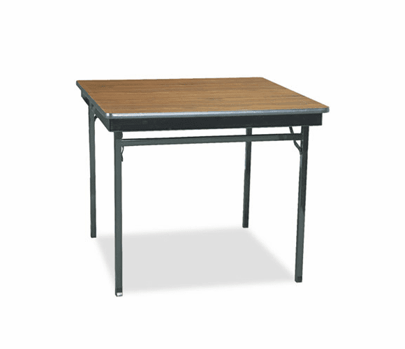 BRKCL36WA Special Size Folding Table, Square, 36w x 36d x 30h, Walnut By BARRICKS MANUFACTURING CO
