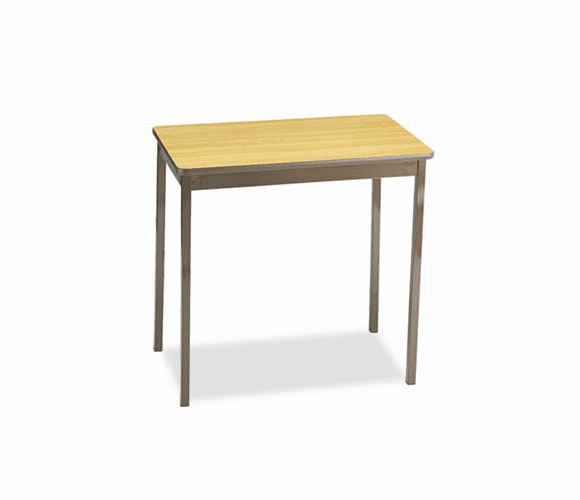 BRKUT183030LQ Utility Table, Rectangular, 30w x 18d x 30h, Oak By BARRICKS MANUFACTURING CO