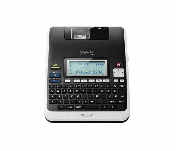 Brother PT-2730 PC-Connectable "Simply Professional" Desktop Labeling System