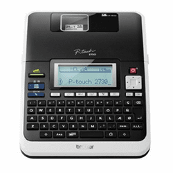 Brother PT-2730 PC-Connectable "Simply Professional" Desktop Labeling System - Refurbished