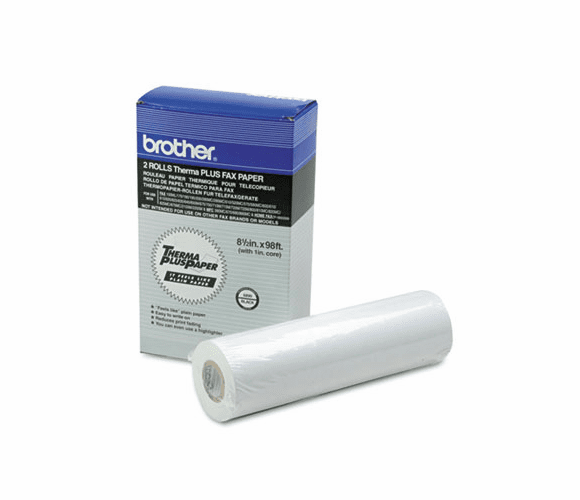 BRT6890 6890 ThermaPlus Paper Roll, 98ft Roll, 2/Pack By BROTHER INTL. CORP.