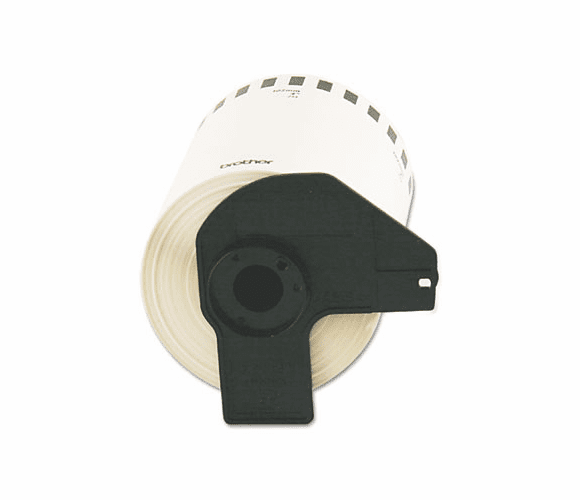 BRTDK2243 Continuous Length Shipping Label Tape for QL-1050, 4in x 100ft Roll, White By BROTHER INTL. CORP.