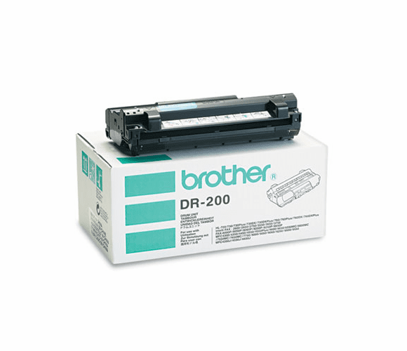 BRTDR200 DR200 Drum Cartridge, Black By BROTHER INTL. CORP.