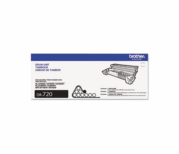 BRTDR720 DR720 (DR-720) Drum, 30000 Page-Yield By BROTHER INTL. CORP.