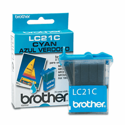 BRTLC21C LC21C Ink, 450 Page-Yield, Cyan By BROTHER INTL. CORP.