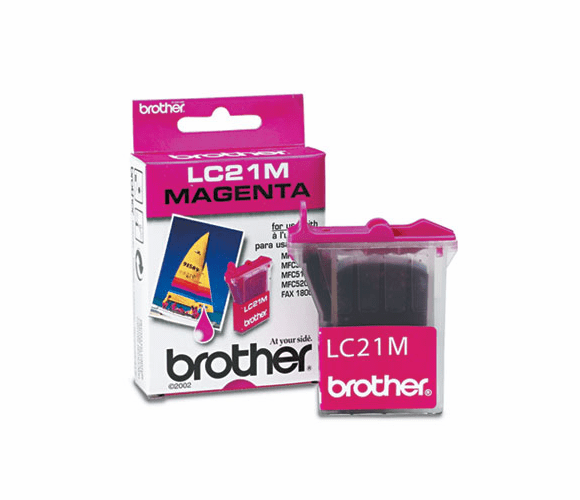 BRTLC21M LC21M Ink, 450 Page-Yield, Magenta By BROTHER INTL. CORP.