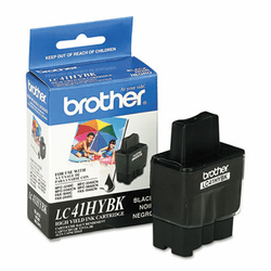 BRTLC41HYBK LC41HYBK High-Yield Ink, 900 Page-Yield, Black By BROTHER INTL. CORP.
