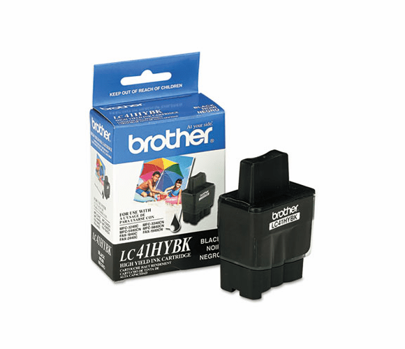 BRTLC41HYBK LC41HYBK High-Yield Ink, 900 Page-Yield, Black By BROTHER INTL. CORP.