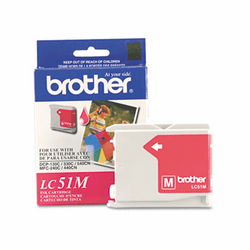 BRTLC51M LC51M Innobella Ink, 400 Page-Yield, Magenta By BROTHER INTL. CORP.