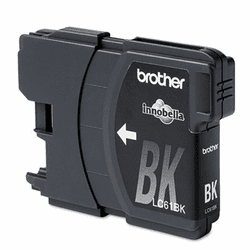 BRTLC61BK LC61BK (LC-61BK) Ink, 500 Page-Yield, Black By BROTHER INTL. CORP.