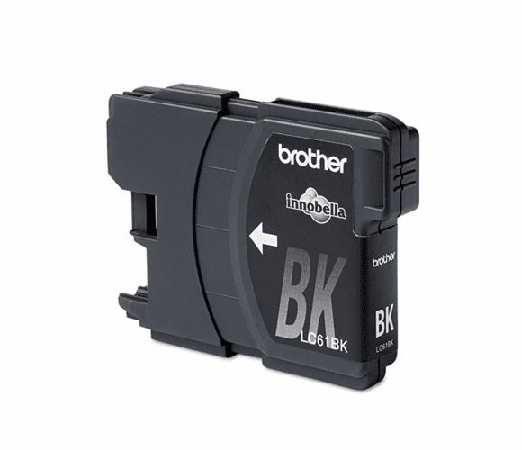 BRTLC61BK LC61BK (LC-61BK) Ink, 500 Page-Yield, Black By BROTHER INTL. CORP.