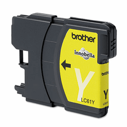 BRTLC61Y LC61Y (LC-61Y) Ink, 500 Page-Yield, Yellow By BROTHER INTL. CORP.