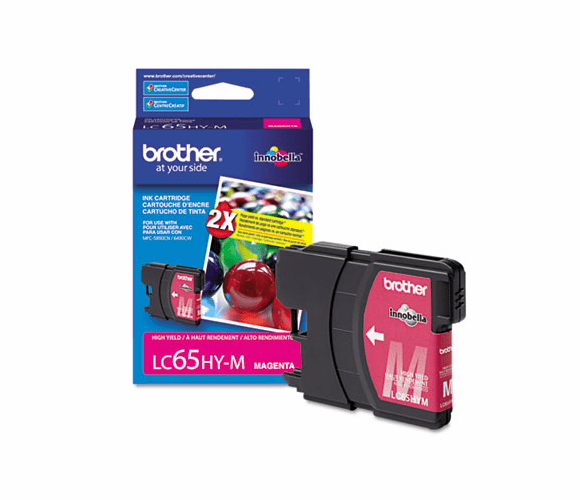 BRTLC65HYM LC65HYM (LC-65HYM) High-Yield Ink, 750 Page-Yield, Magenta By BROTHER INTL. CORP.