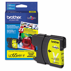 BRTLC65HYY LC65HYY (LC-65HYY) High-Yield Ink, 750 Page-Yield, Yellow By BROTHER INTL. CORP.
