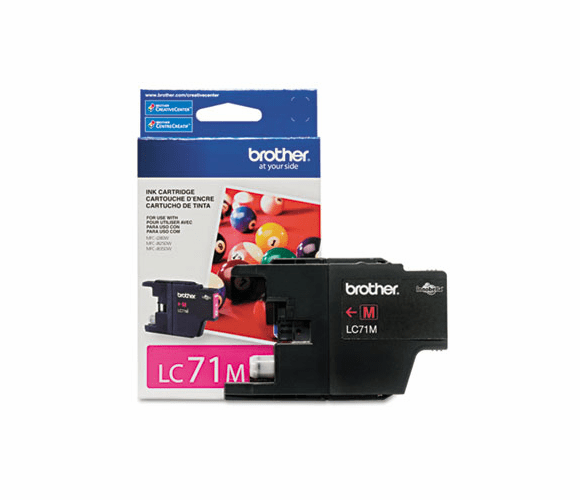 BRTLC71M LC71M (LC-71M) Ink, 300 Page-Yield, Magenta By BROTHER INTL. CORP.