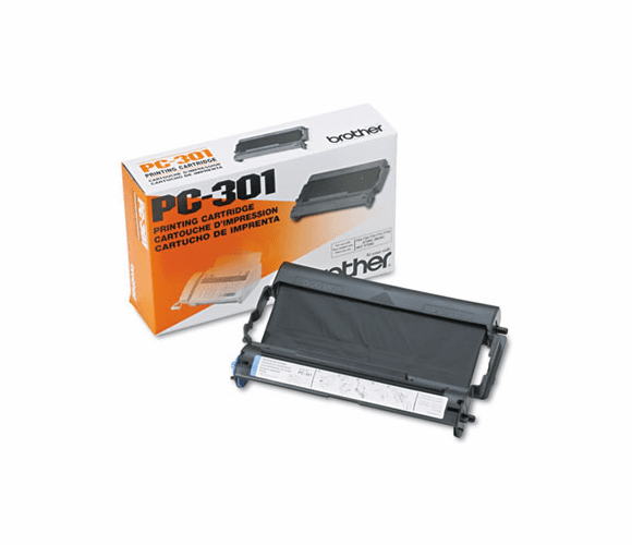 BRTPC301 PC301 Thermal Ribbon Cartridge, Black By BROTHER INTL. CORP.