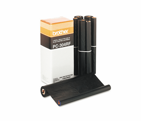 BRTPC304RF PC304RF Thermal Ribbon Refill Roll, 4/Box By BROTHER INTL. CORP.