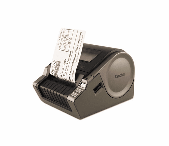 BRTQL1050 QL-1050 Wide Format PC Label Printer, 69 Labels/Min, 6-7/10w x 8-7/10d x 5-4/5h By BROTHER INTL. CORP.