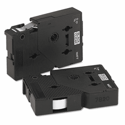 BRTTCMOZ TC Tape Cartridges for P-Touch Labelers, 3/8w, Black on Clear Matte, 2/Pack By BROTHER INTL. CORP.