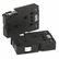 BRTTCMOZ TC Tape Cartridges for P-Touch Labelers, 3/8w, Black on Clear Matte, 2/Pack By BROTHER INTL. CORP.