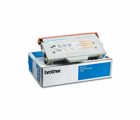 BRTTN04C TN04C Toner, 6600 Page-Yield, Cyan By BROTHER INTL. CORP.