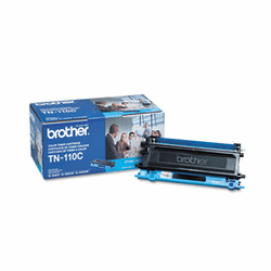BRTTN110C TN110C Toner, 1500 Page-Yield, Cyan By BROTHER INTL. CORP.