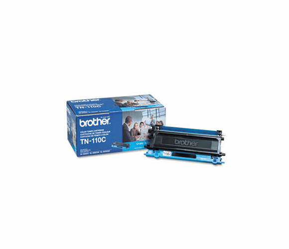 BRTTN110C TN110C Toner, 1500 Page-Yield, Cyan By BROTHER INTL. CORP.