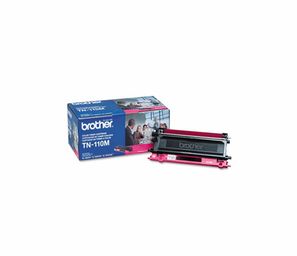 BRTTN110M TN110M Toner, 1500 Page-Yield, Magenta By BROTHER INTL. CORP.